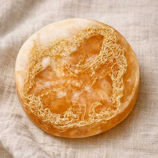 Sweet Orange + Vanilla Loofah Soap