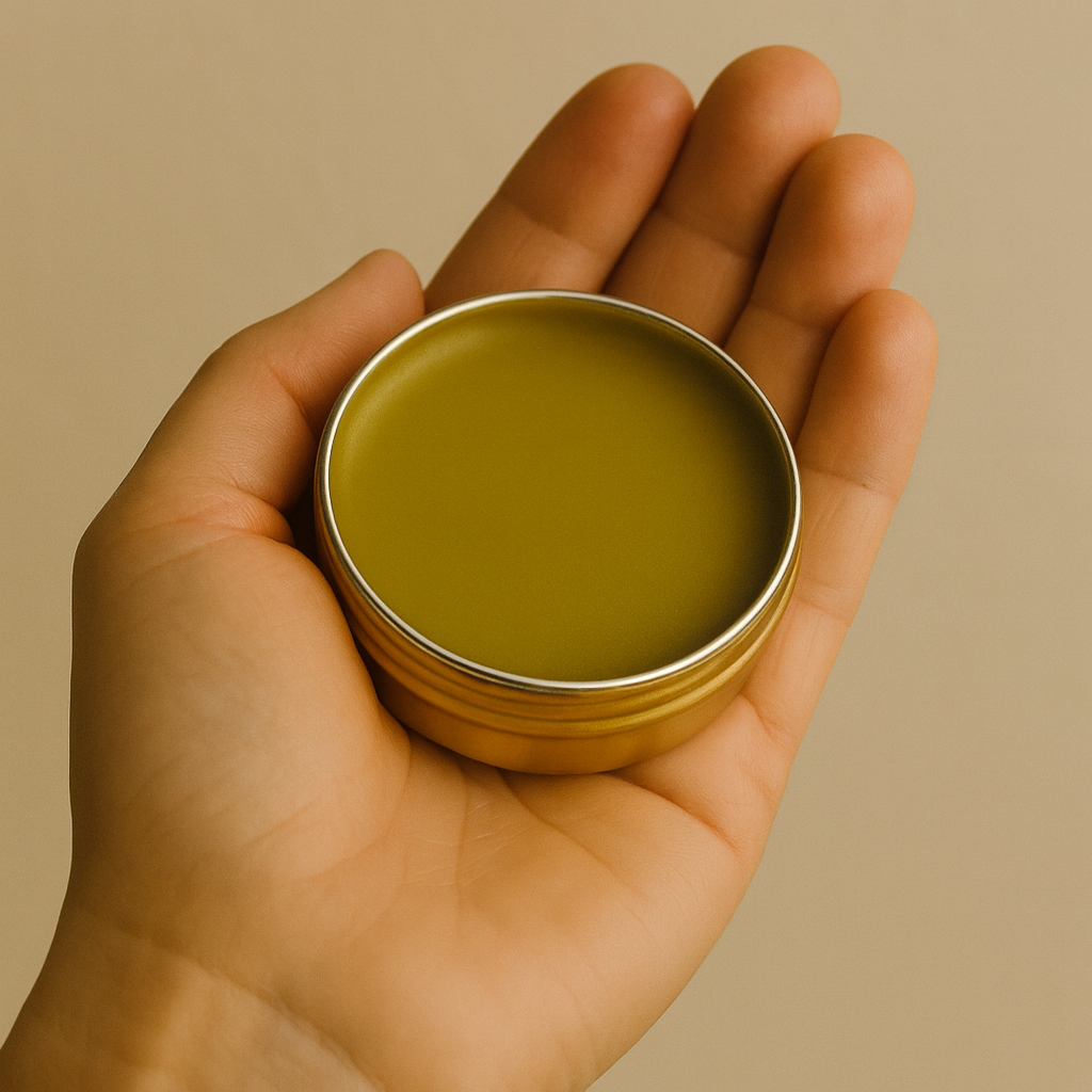 open tin of Willow Gold, Willow and Wren Emporium