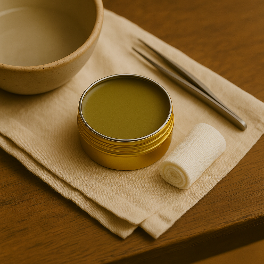 open tin of Willow Gold, Willow and Wren